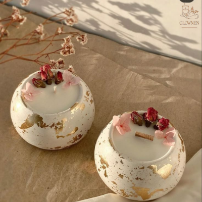 Nến thơm hũ thủy tinh hương Lavender - Ảnh 4