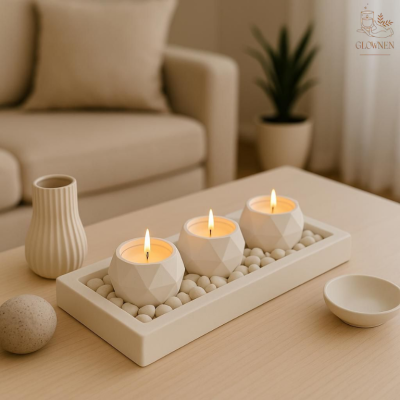 Nến thơm hũ thủy tinh hương Lavender - Ảnh 3