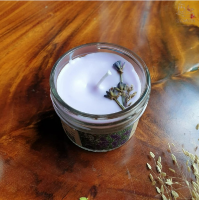 Nến thơm thiên nhiên tinh dầu oải hương Lavender - Ảnh 2