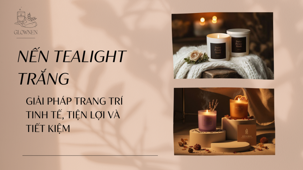 nến tealight trắng